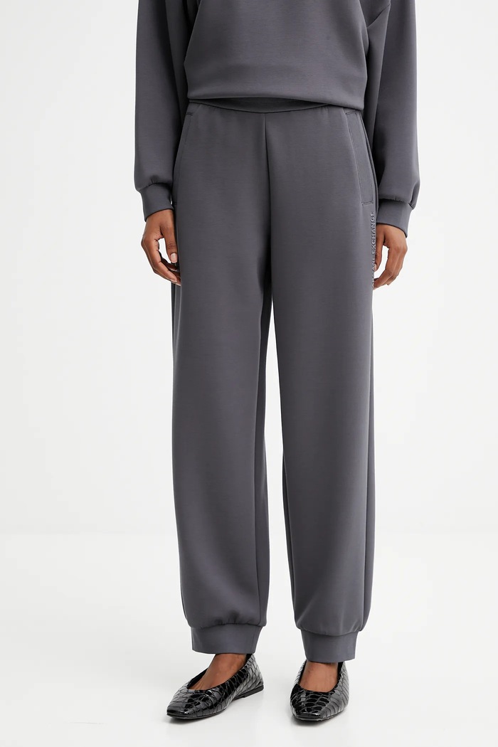 Tepláky Armani Exchange nášivka šedá XW001011.AF16111
