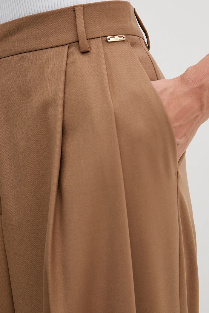 Fracomina pantaloni FS25WV3016W66101 maro