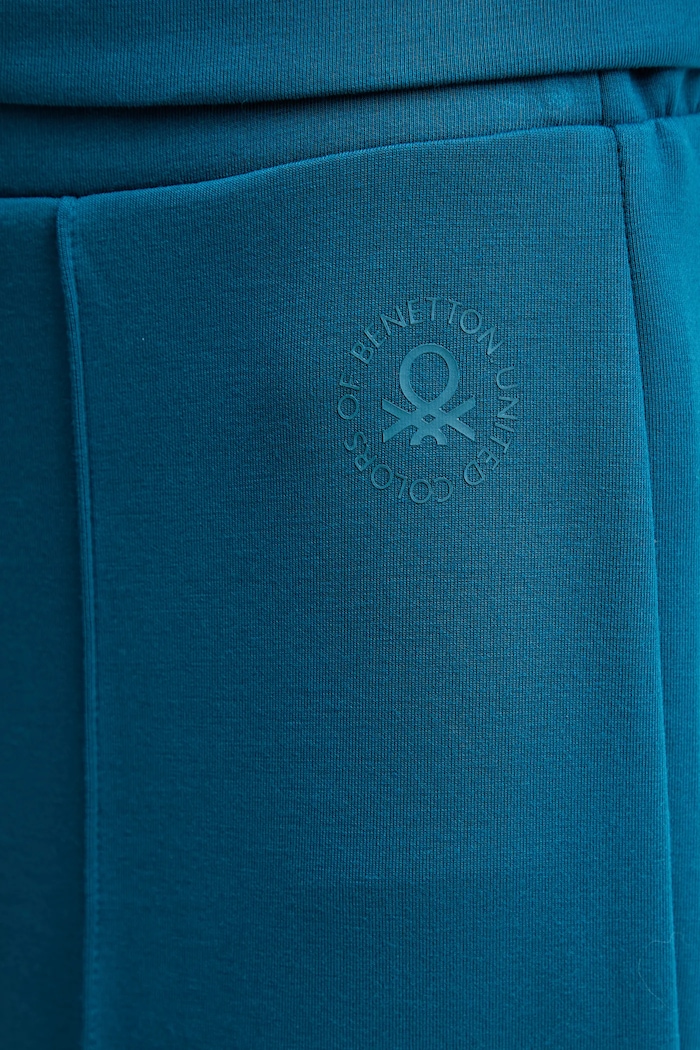 United Colors of Benetton spodnie dresowe turkusowy 3Y2F3F04K