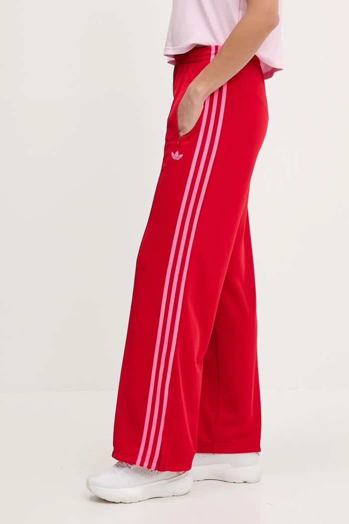 adidas Originals spodnie dresowe Firebird aplikacja czerwony JW1225