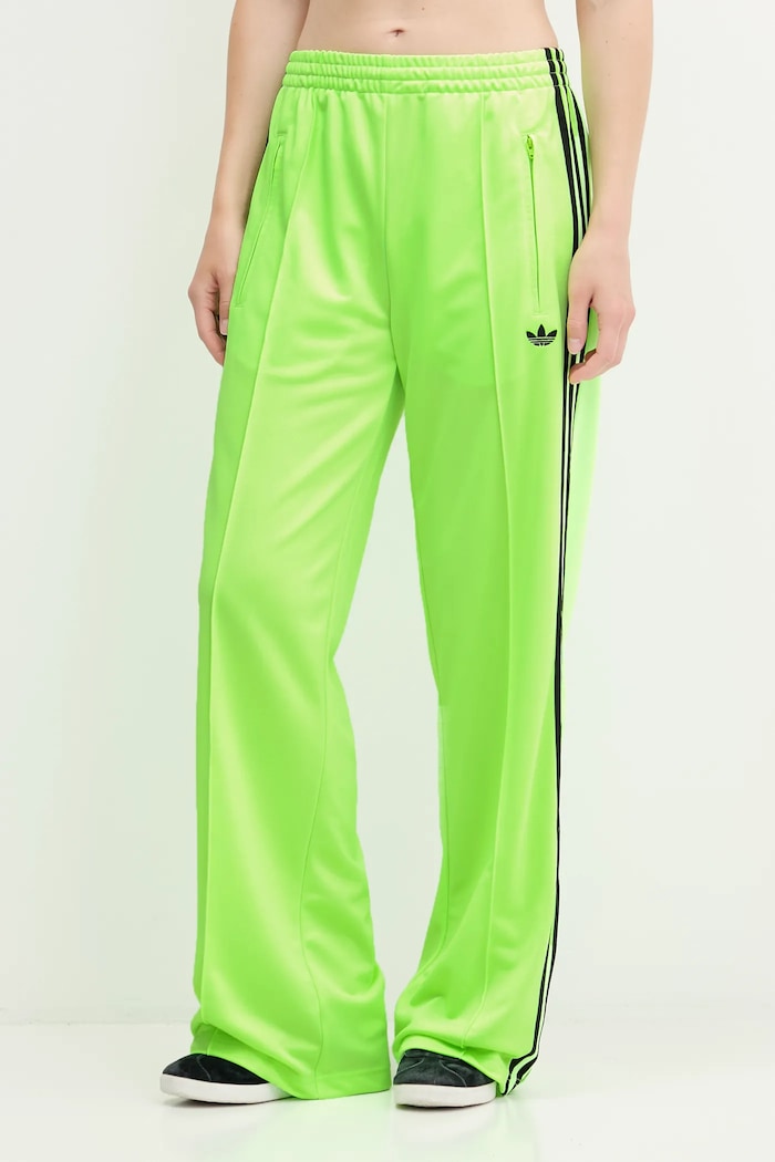 adidas Originals spodnie dresowe Firebird dzianina zielony JW1228