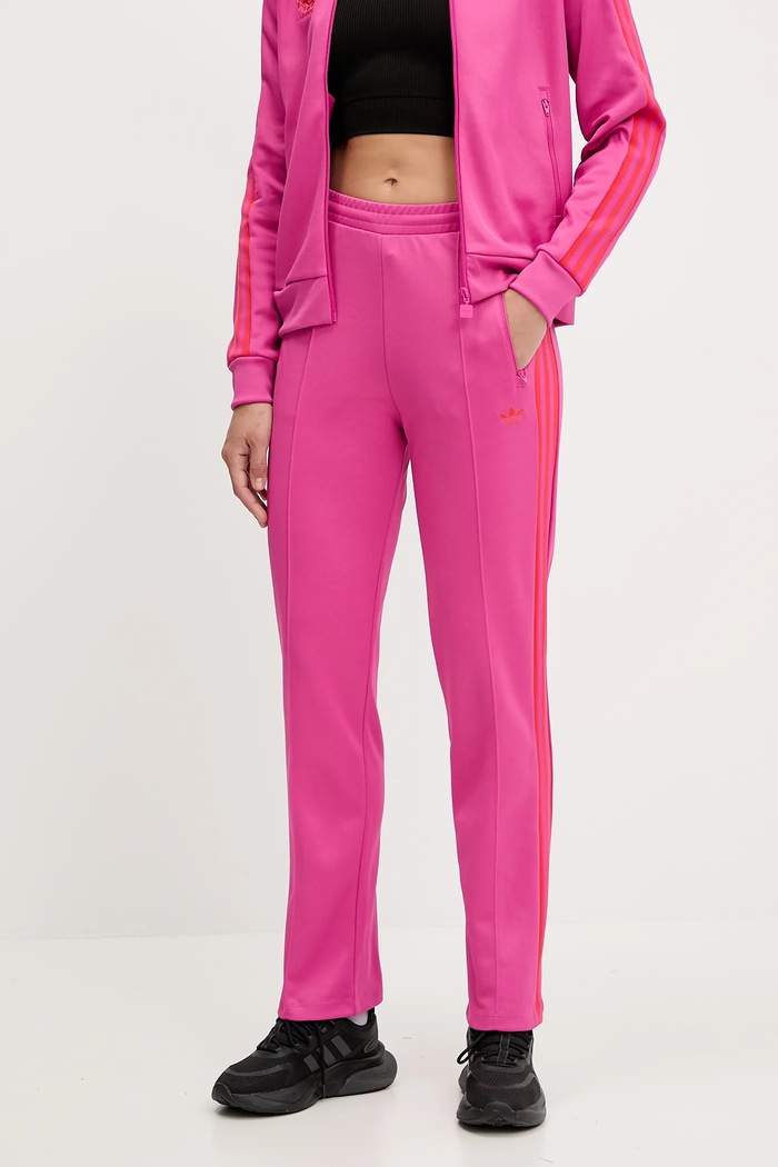 Spodnji del trenirke adidas Originals GRFX Trackpants roza JW6060