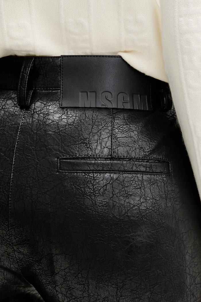 MSGM pantaloni negru 3941MDP11.257616