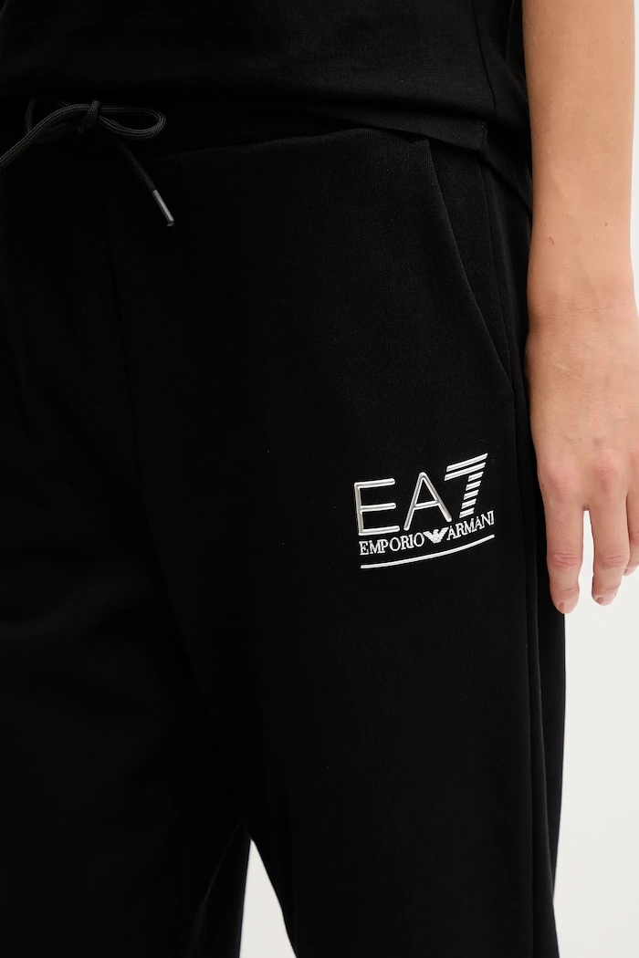 Спортен панталон EA7 Emporio Armani черен AF12473.7W000418