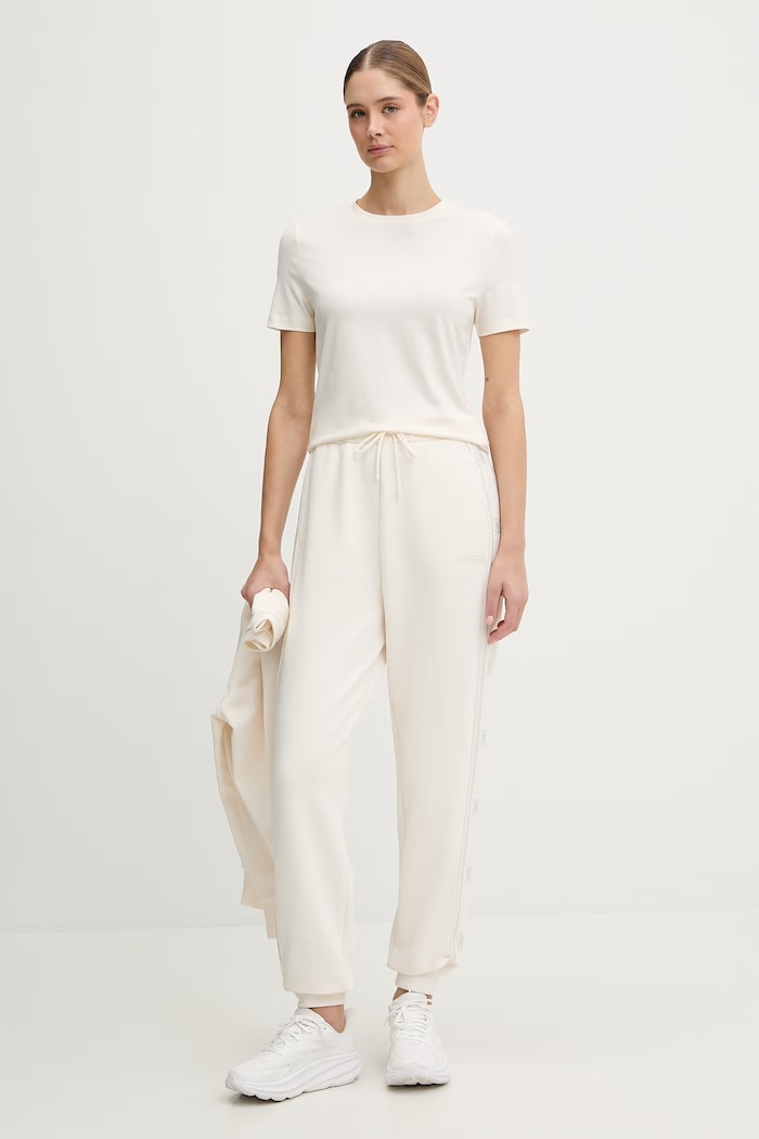 Guess pantaloni de trening OCTAVIA V5BB23.KCX22 bej SS26