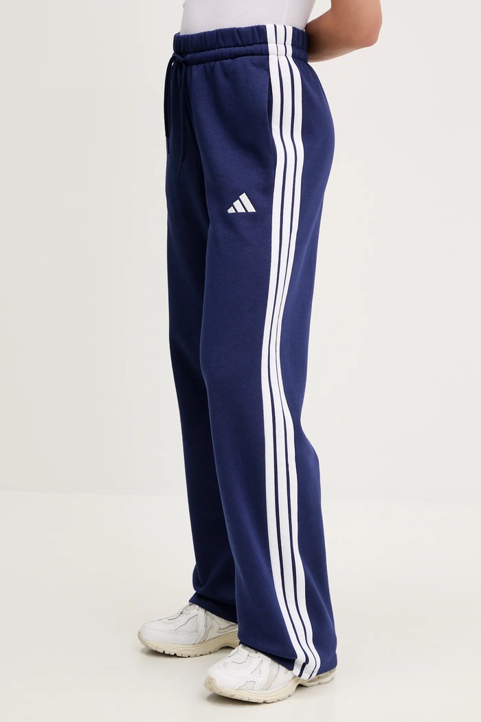 adidas spodnie dresowe Essentials aplikacja niebieski JX1280