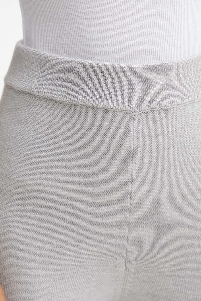 MM by Max Mara spodnie dresowe wełniane HAMBURG szary 2526336018600
