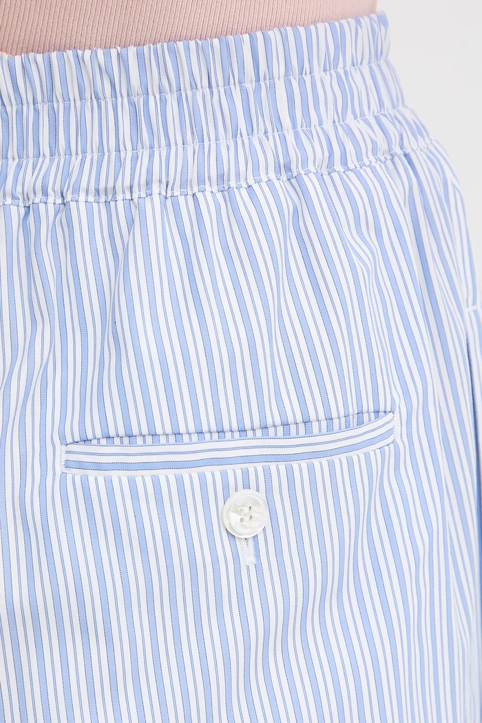 Βαμβακερό παντελόνι Weekend Max Mara FLEUR Weekend Max Mara 2525136021600 μπλε