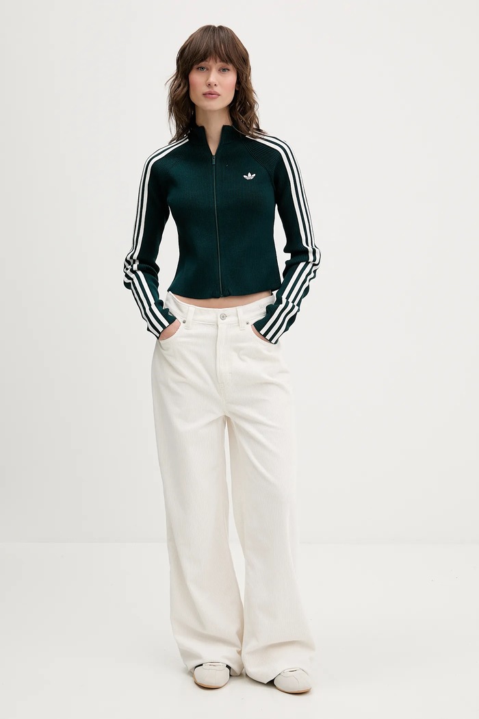 Κοτλέ παντελόνι Tommy Jeans DW0DW21700 λευκό AW25