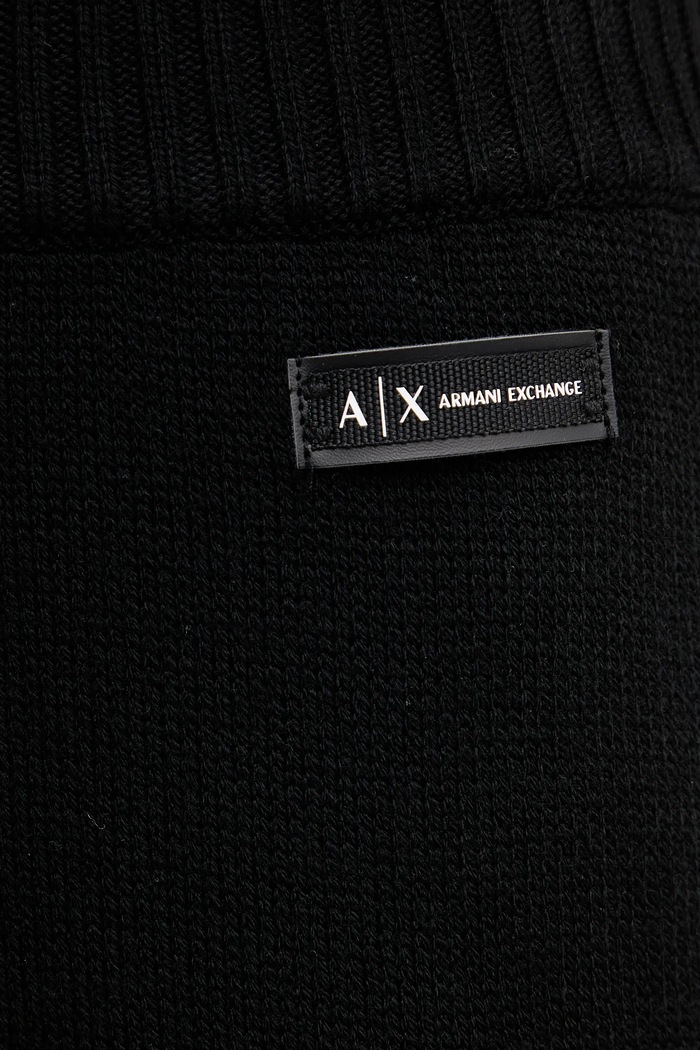 Armani Exchange pantaloni cu lână negru XW000769.AF13774