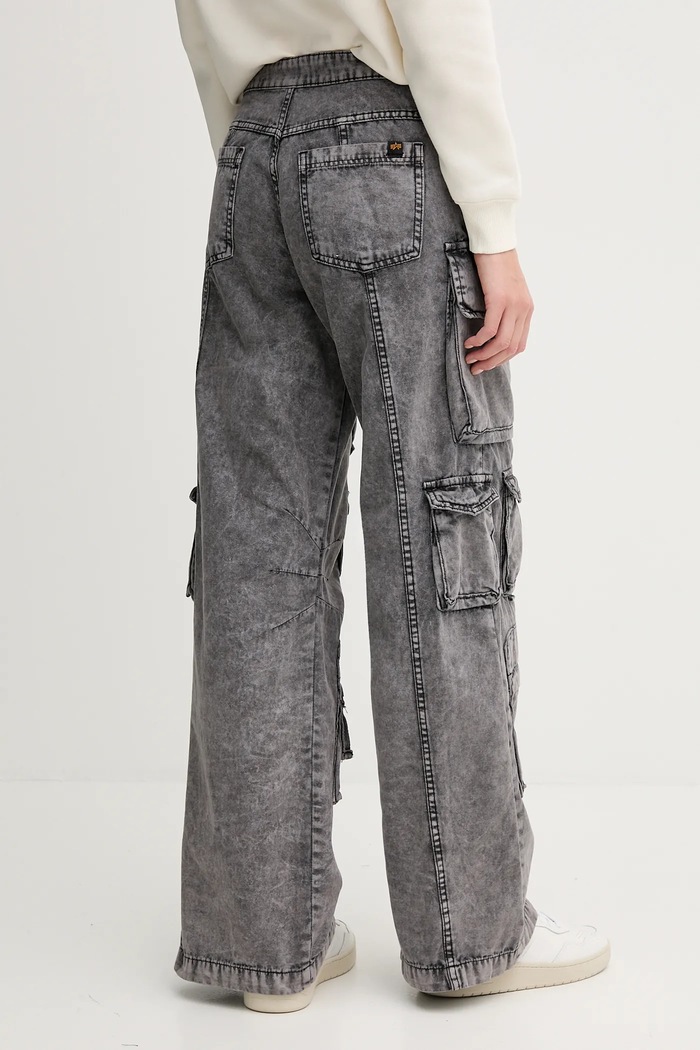 Odzież Alpha Industries jeansy 148022.03 szary