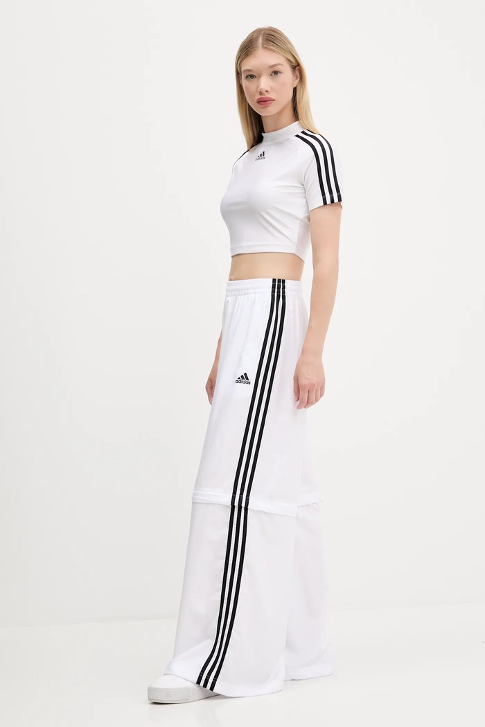 Spodnji del trenirke adidas Originals Oversized Trackpants KE7571 bela AW25
