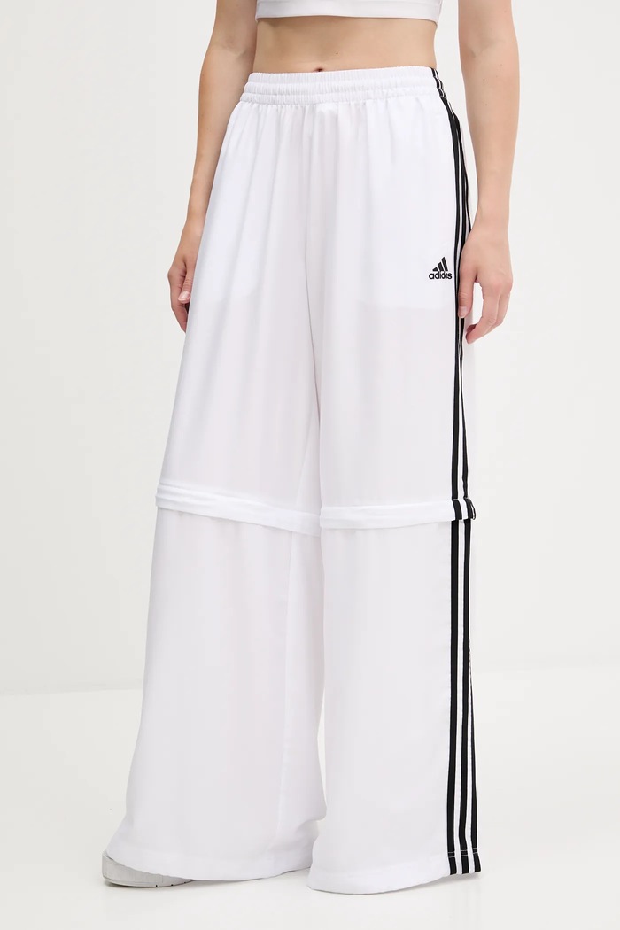 Spodnji del trenirke adidas Originals Oversized Trackpants bela KE7571