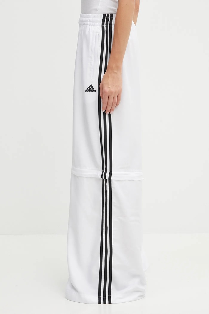 adidas Originals pantaloni tuta Oversized Trackpants bianco KE7571