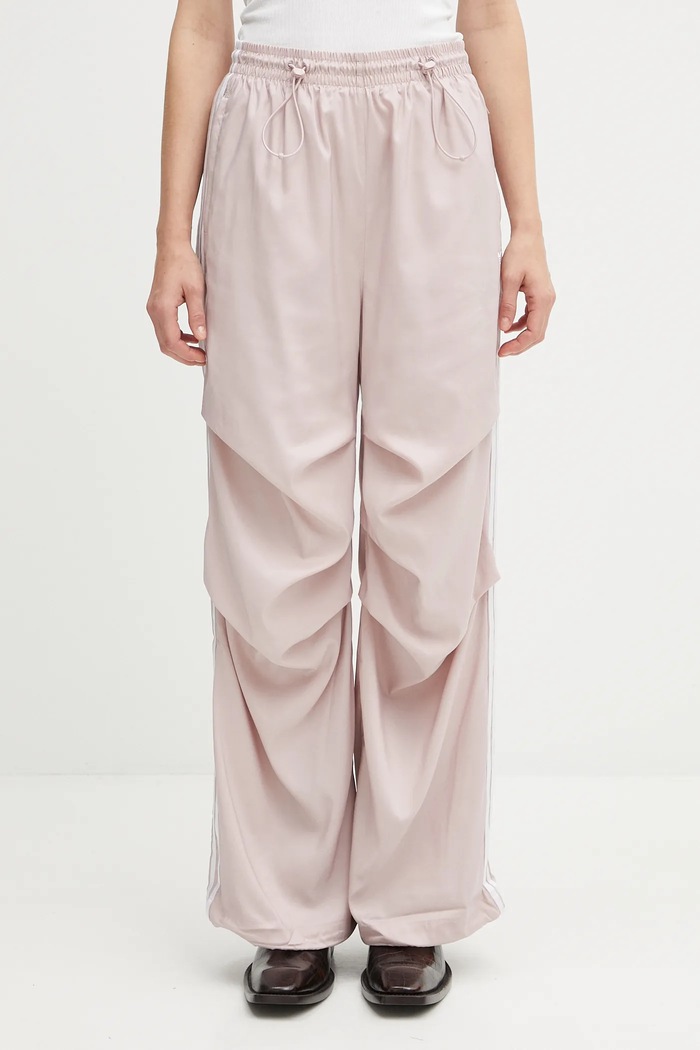Donji dio trenirke adidas Originals Trackpant natpis roza KE9791
