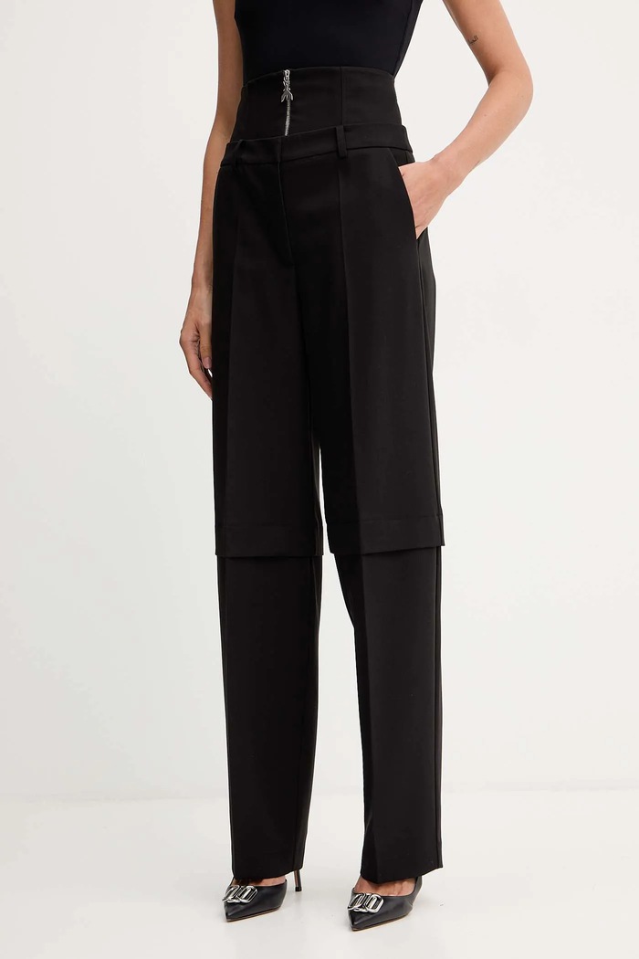 Nohavice Patrizia Pepe 2P1706.A498 čierna AW25