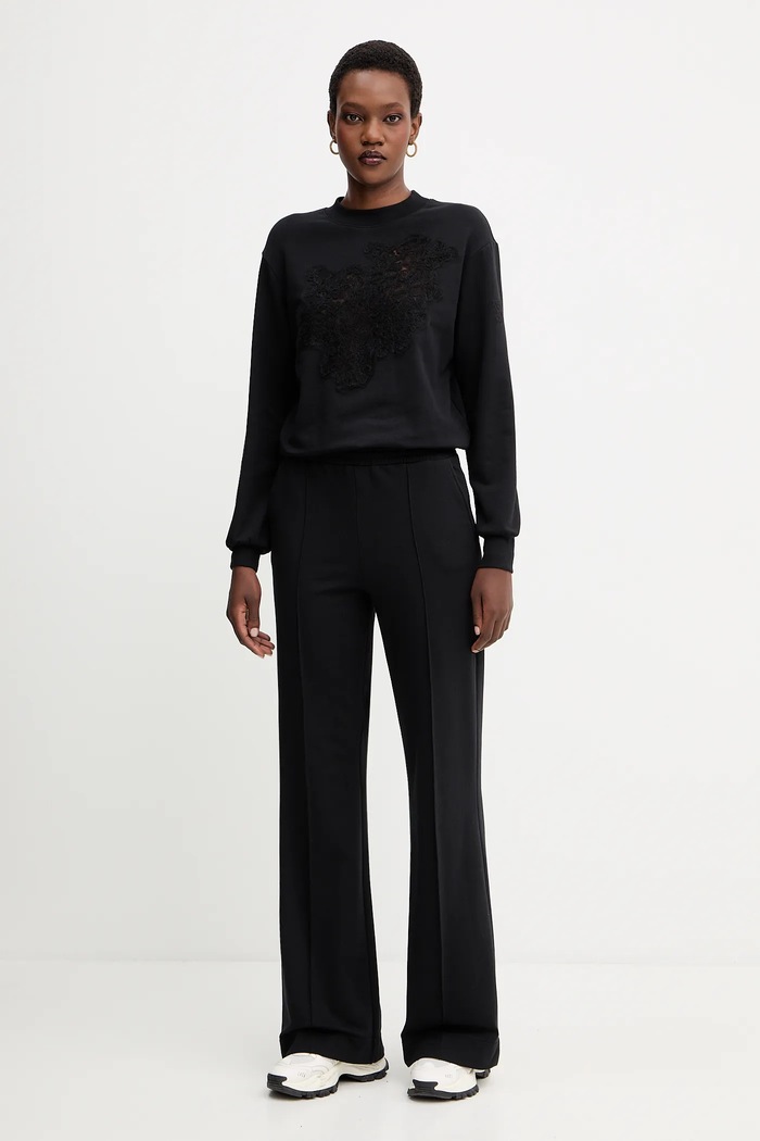 Ermanno Scervino LIFE Kalhoty Ermanno Scervino LIFE D474P606LEM černá AW25