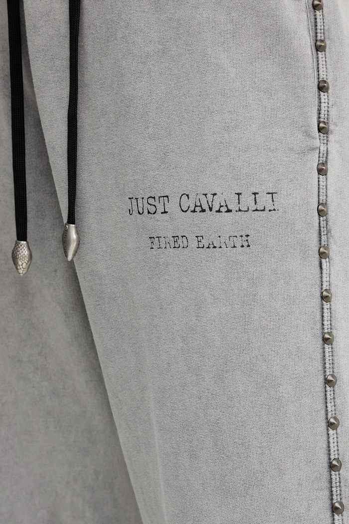 Tepláky Just Cavalli sivá 79PAAE05.CFW13