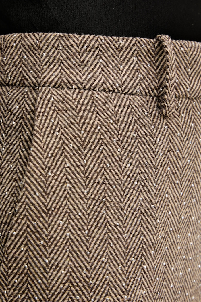ERMANNO Firenze pantaloni maro 57TP002ED0