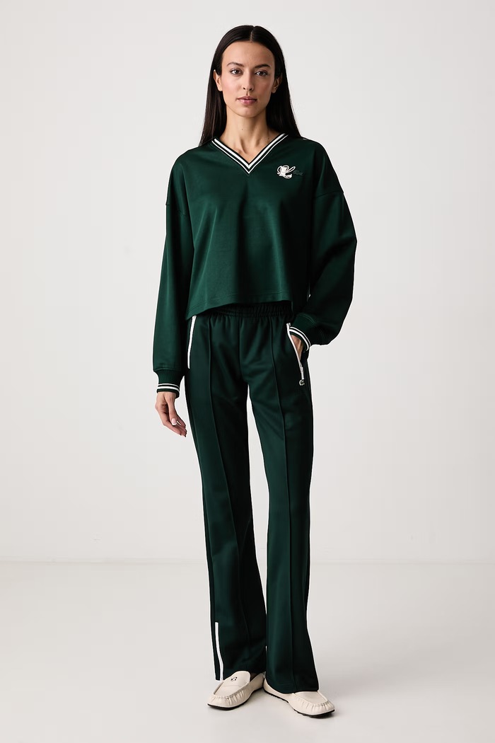Lacoste Spodnie dresowe damskie XF5253 zielony AW25