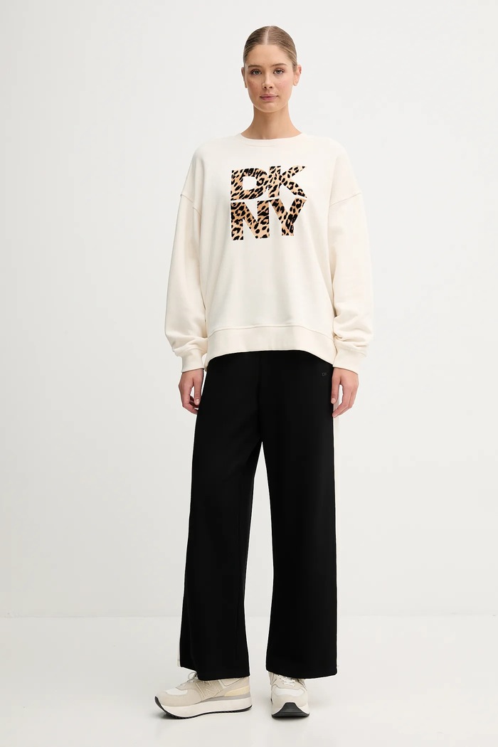 Παντελόνι φόρμας Dkny DP5P3649 μαύρο AW25