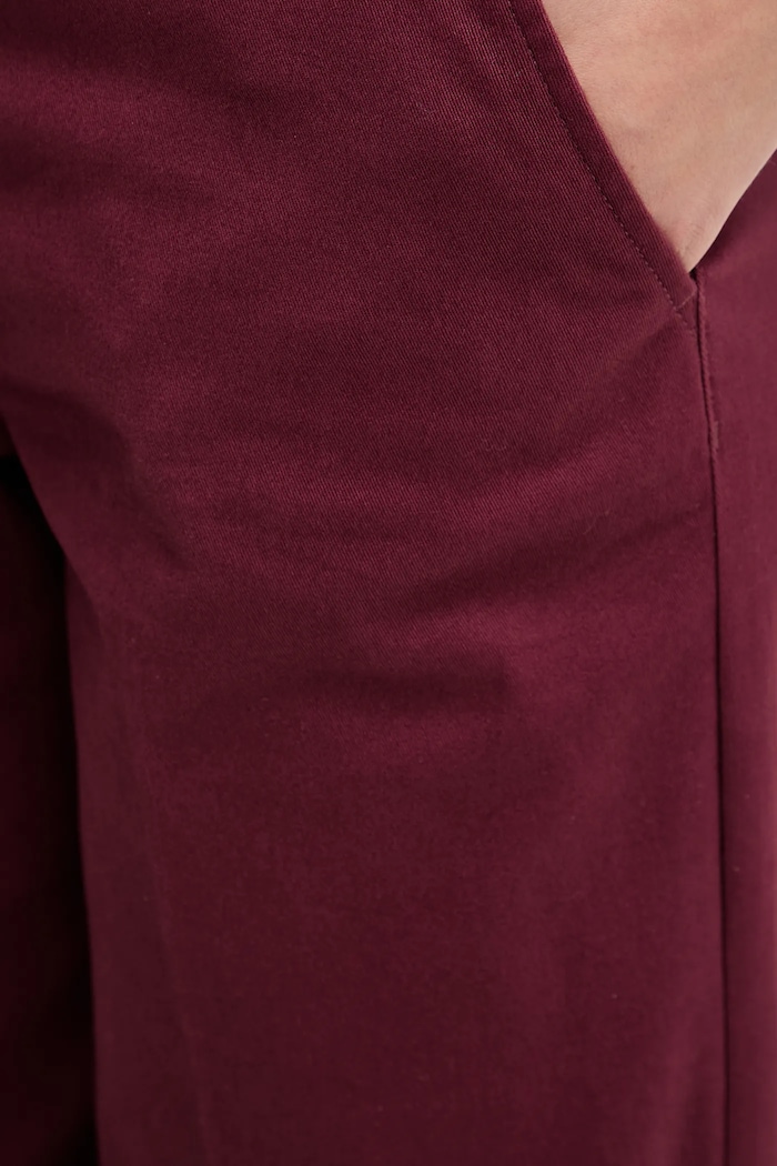 Kalhoty Sisley burgundské 4AI6LE03G