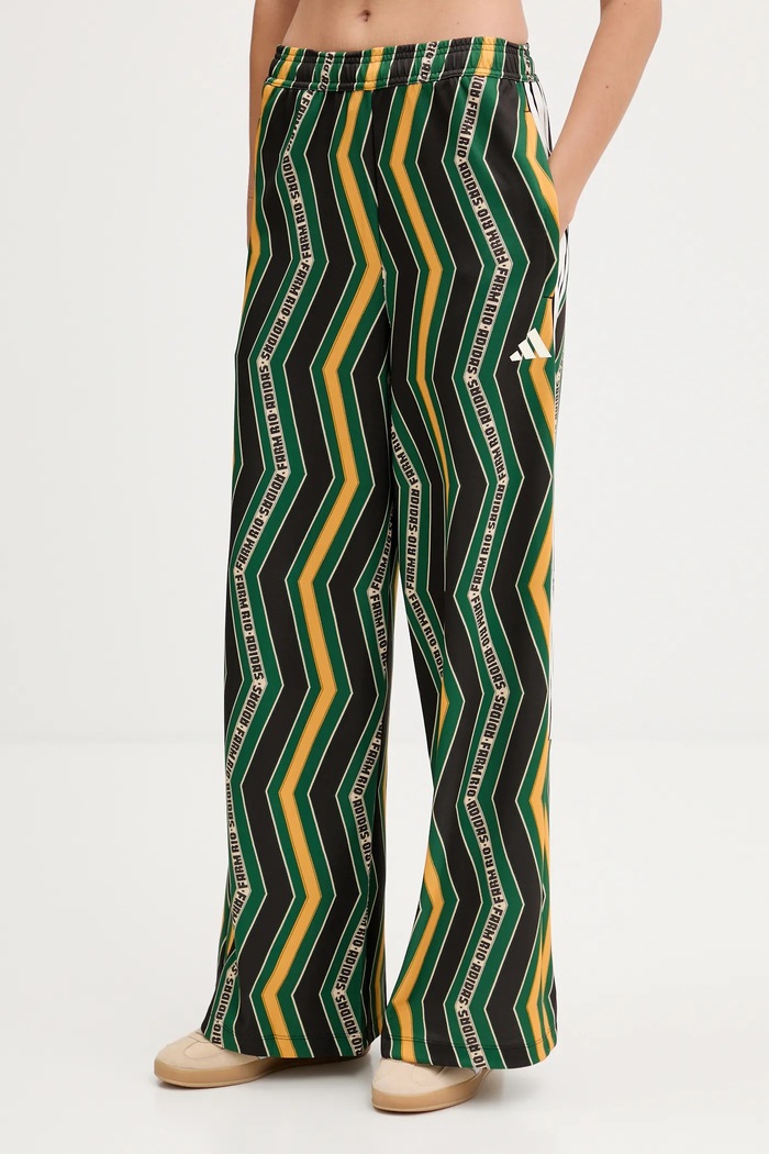 adidas spodnie dresowe x Farm Rio dzianina czarny JL8615