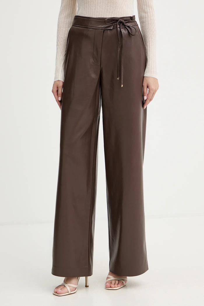 Marciano by Guess spodnie GLADYS prosty brązowy 5BGB08.7389A