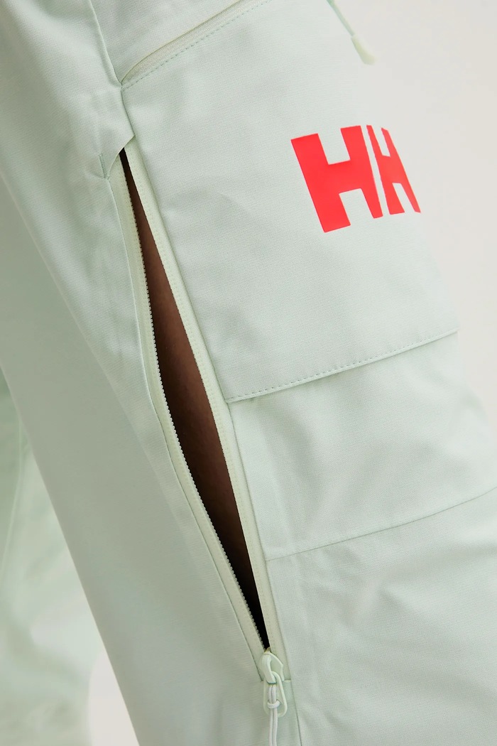 Lyžiarske nohavice Helly Hansen POWDERQUEEN 65925 zelená