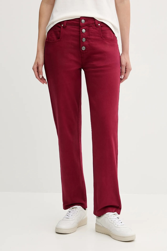 Džíny Pepe Jeans Planet friendly burgundské PL21000188