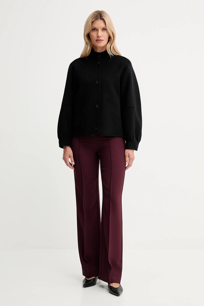 Kalhoty Twinset 252TP2281 burgundské AW25