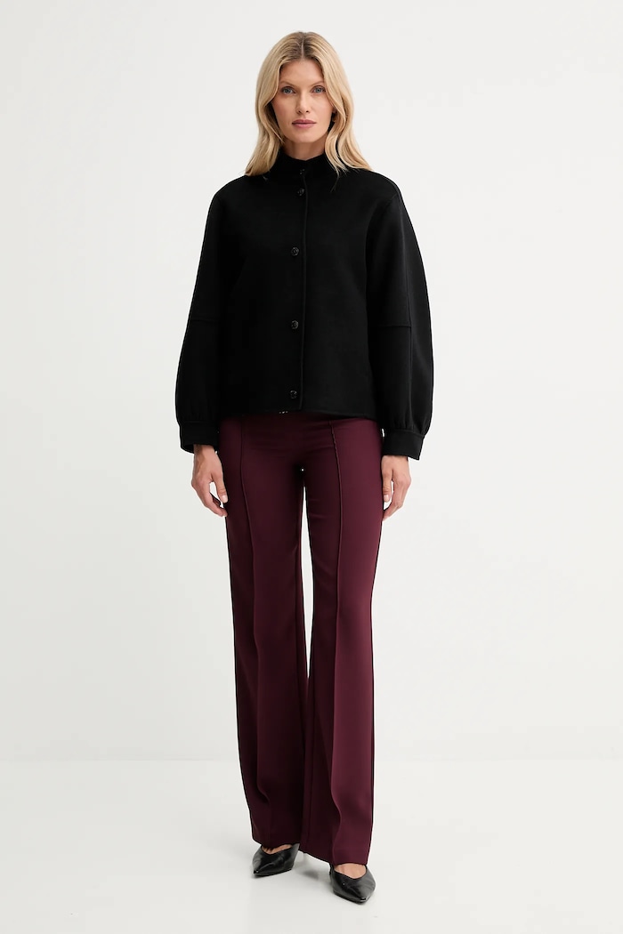 Kalhoty Twinset 252TP2281 burgundské AW25