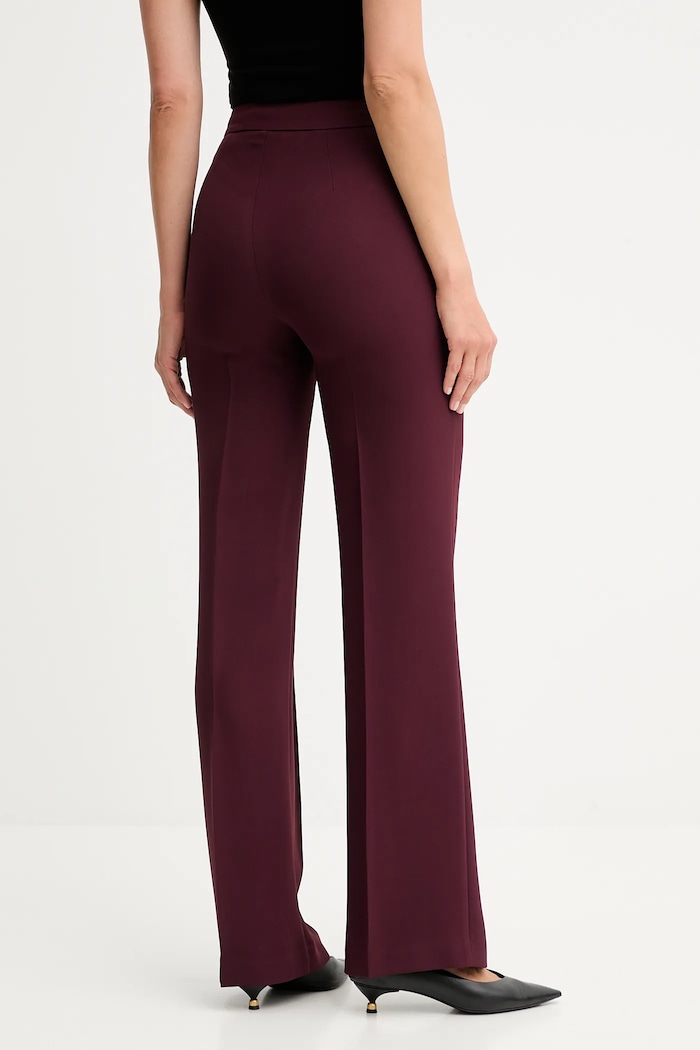 Oblečení Kalhoty Twinset 252TP2281 burgundské