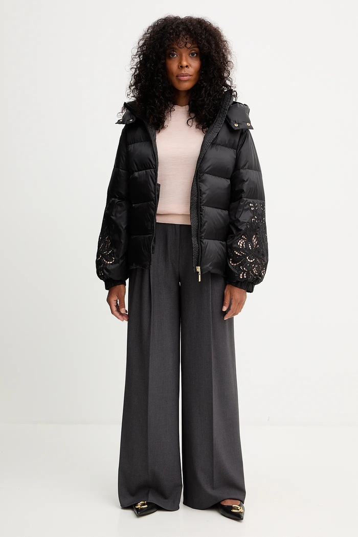 Twinset Spodnie 252TF2043 szary AW25