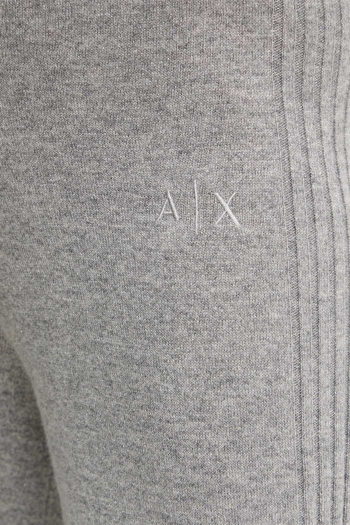 Armani Exchange pantaloni cu lână gri XW001165.AF16181