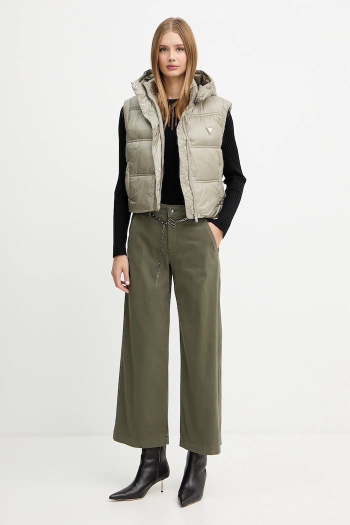 Liu Jo pantaloni MF5406.T8191 verde AW25