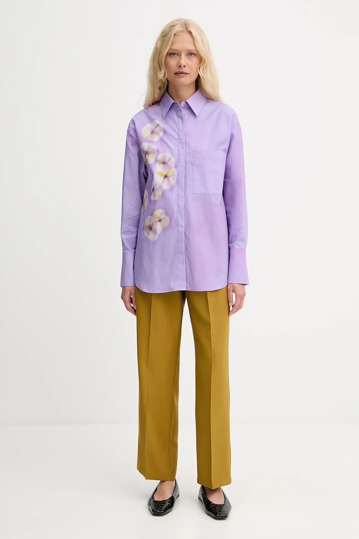 Morgan pantaloni PFIJA.F galben AW25