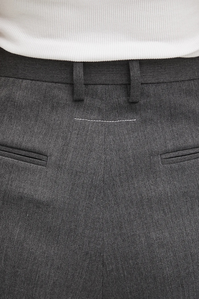 MM6 Maison Margiela wool blend trousers S52KA0538.S47848.860M gray