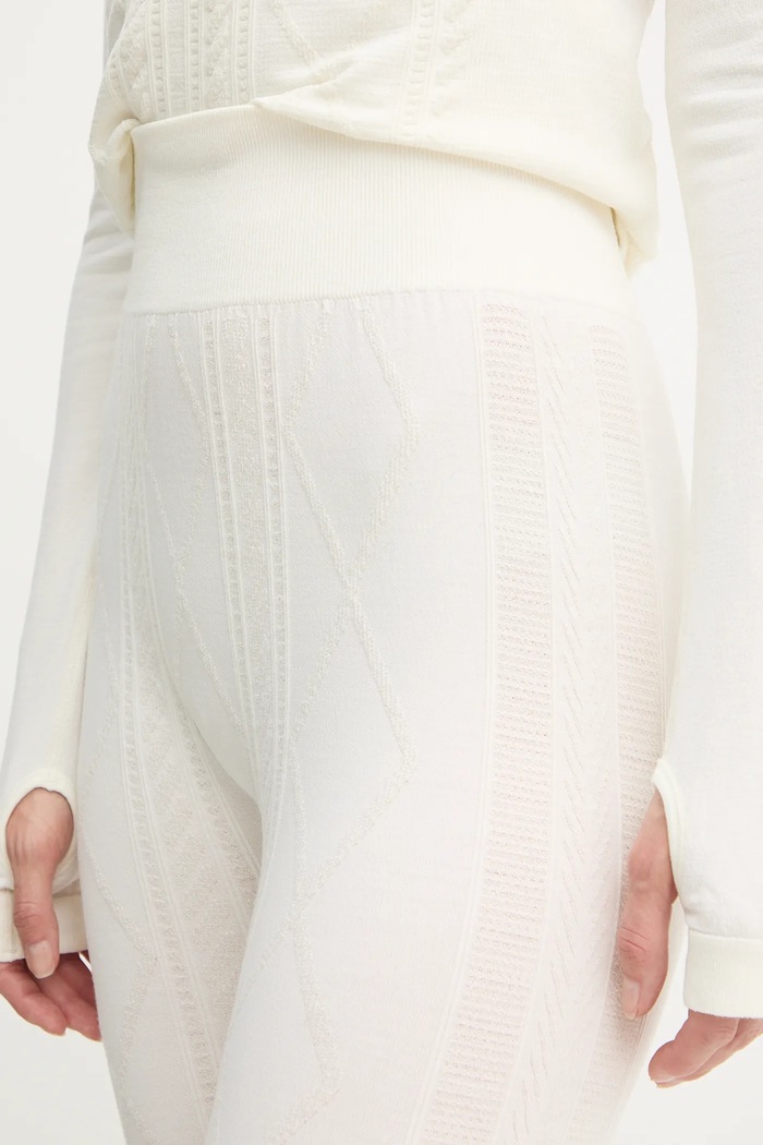 Legginsy z dodatkiem wełny Eskinni_SKI BOSS 50544396 beżowy