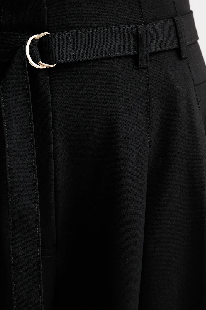 Marella pantaloni din lână negru 2523136011200