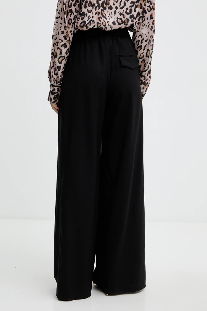 Marella spodnie wełniane 2523136022200 czarny AW25