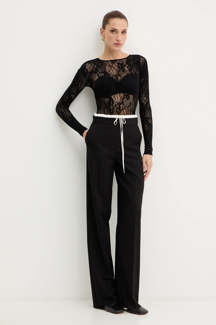 Nohavice Marella Emme by Marella 2525136032200 čierna AW25
