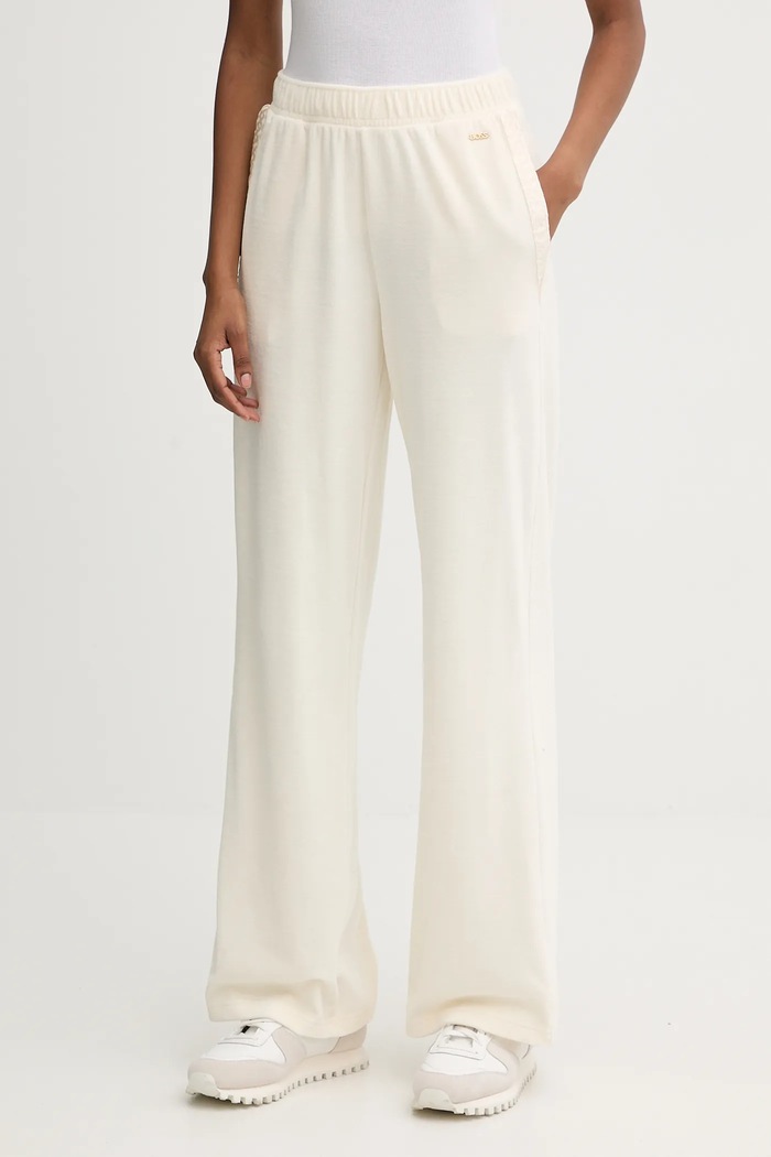 BOSS Pantaloni de lounge Velour_Pants bej 50550716
