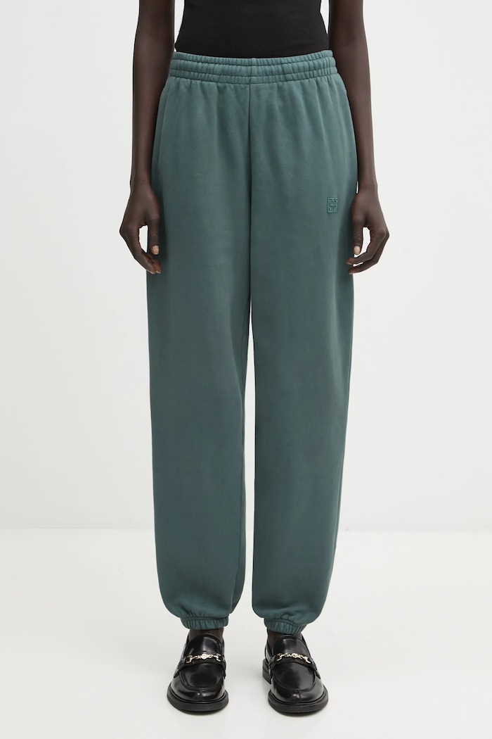 Anine Bing pantaloni de trening din bumbac karter bumbac verde A.03.11675