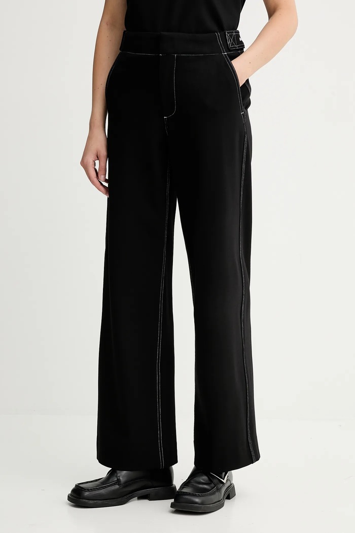 Панталон Rag & Bone трикотаж черен RE0H25F71PW