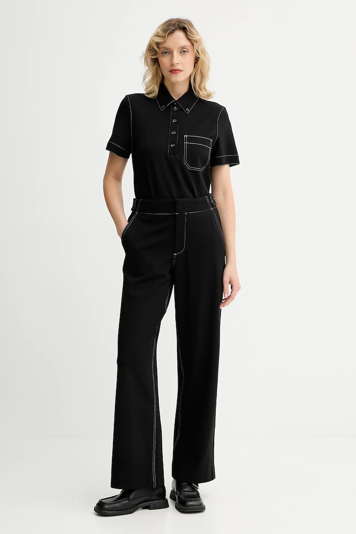 Панталон Rag & Bone RE0H25F71PW черен AW25