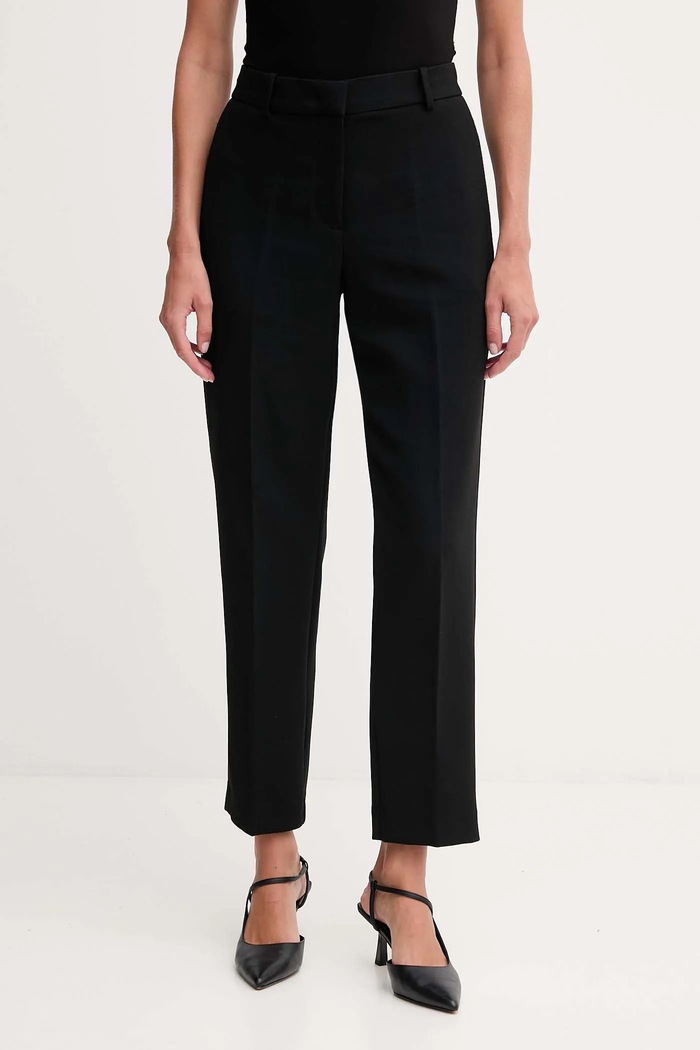 Tommy Hilfiger spodnie z elastanem czarny WW0WW48355