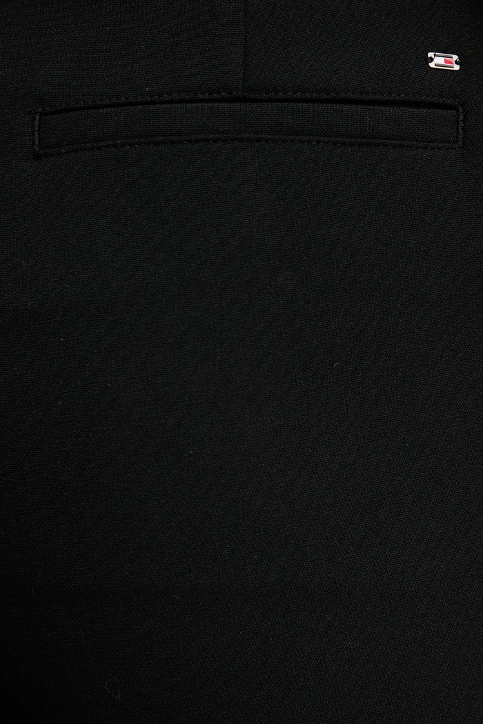 Nohavice Tommy Hilfiger čierna WW0WW48357