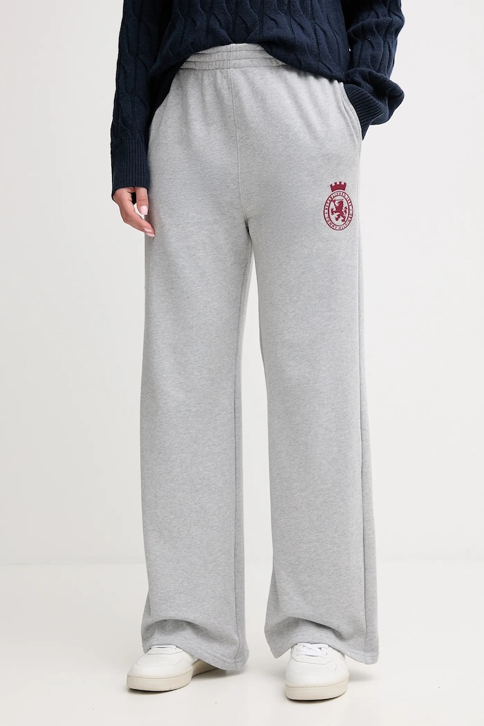 Tommy Hilfiger pantaloni de trening tricotaj gri UW0UW06081