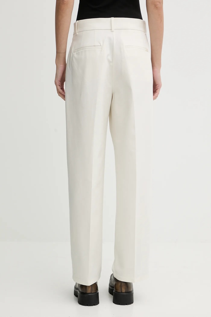 Oblečení Kalhoty Calvin Klein LV044D664G béžová